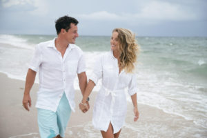 beach engagement session