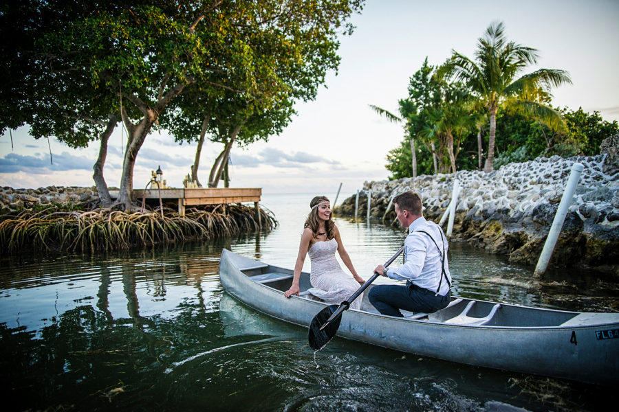 romantic miami wedding on a boat