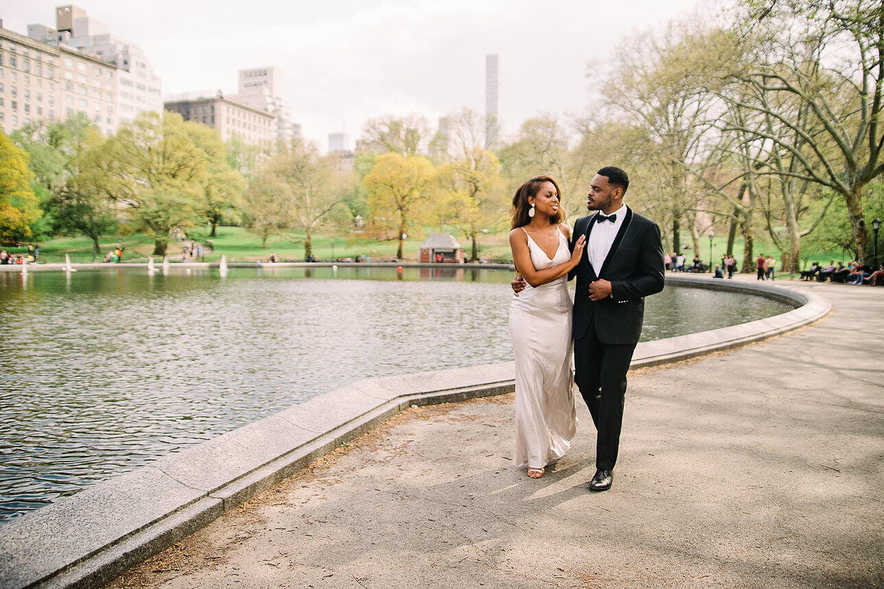 Central Park Engagement Photos