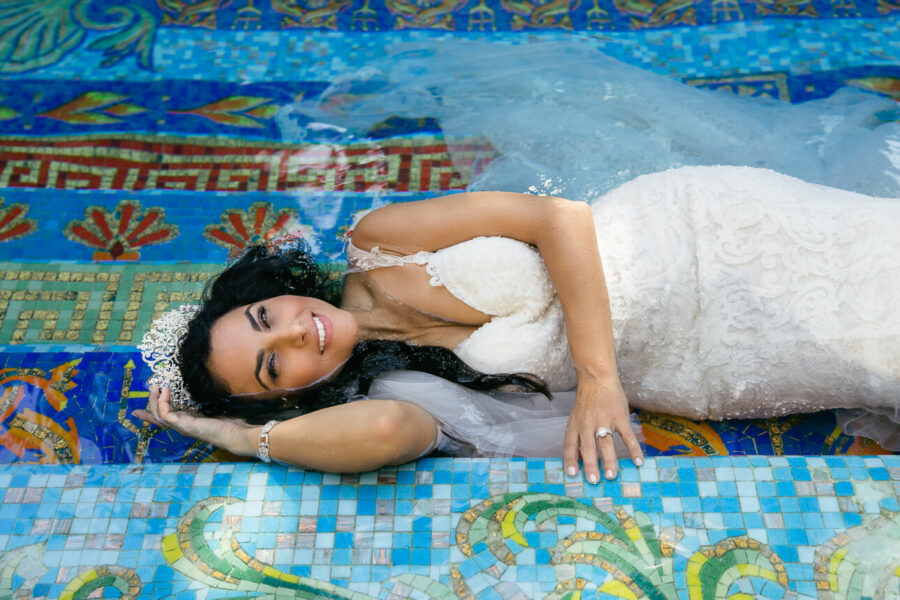 Patricia's Bridal Session at Versace Mansion