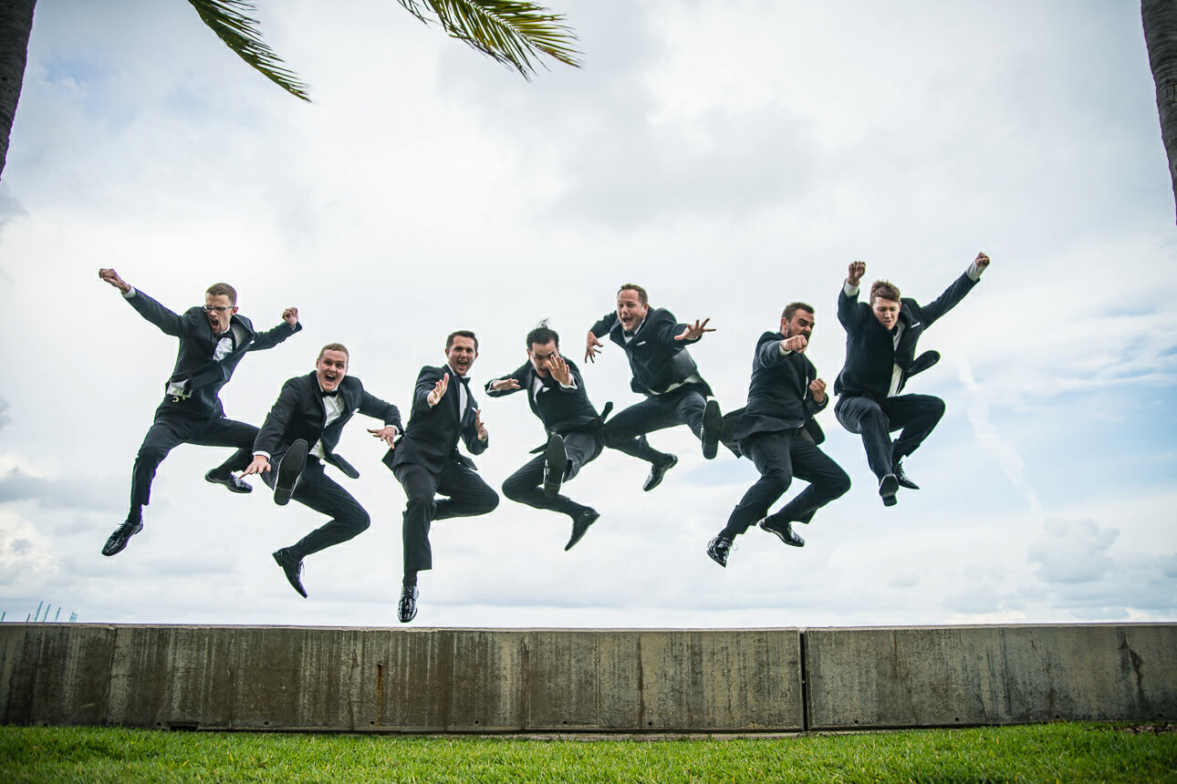 groomsman shot at Mandarin Oriental Miami wedding