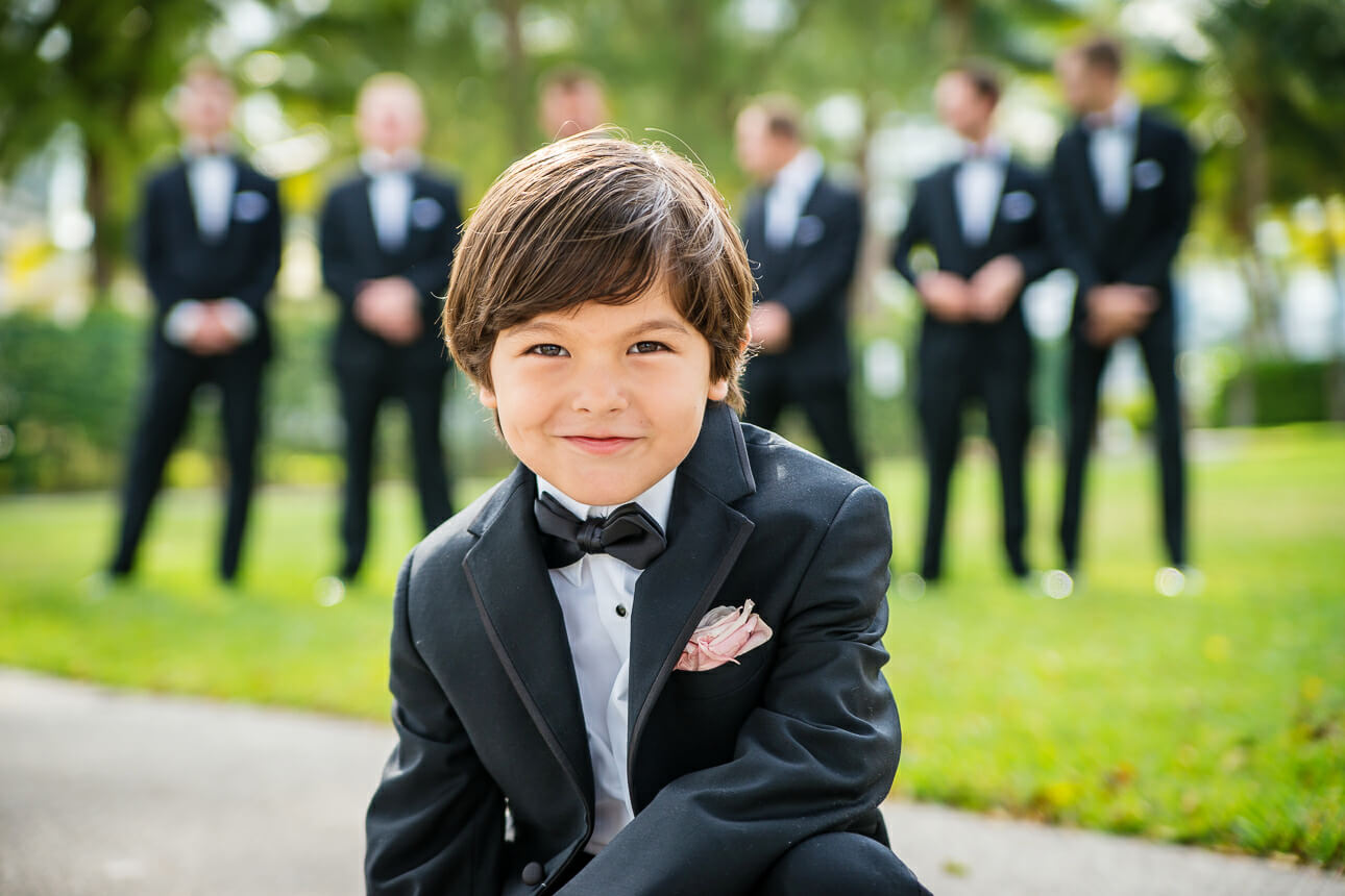 Mandarin Oriental Miami wedding ring bearer