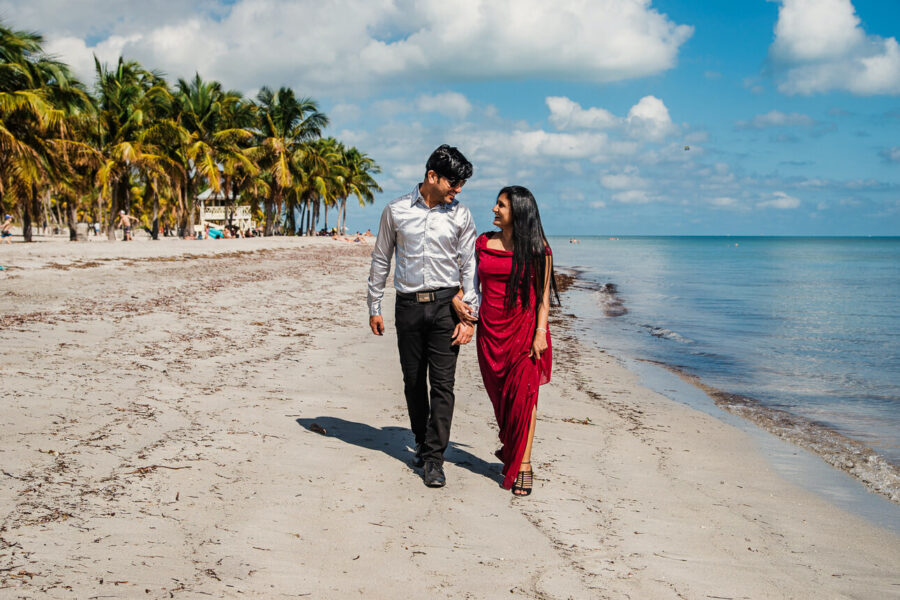 Karishma and Abhijit's Save the Date Pre Wedding shoot in Miami