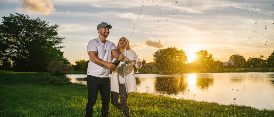 nature preserve engagement session