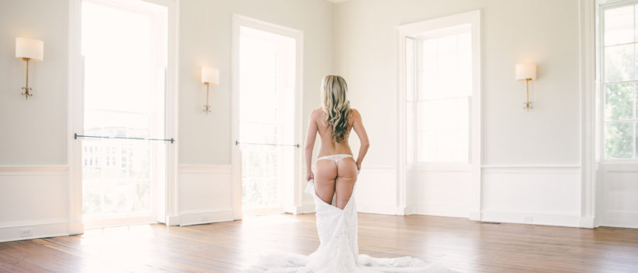 A special bridal boudoir shoot