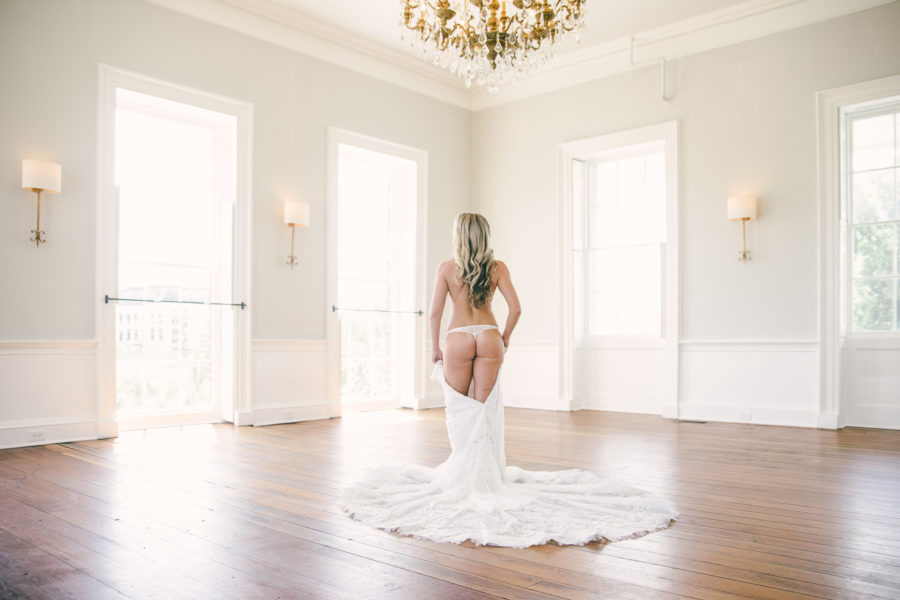 A special bridal boudoir shoot